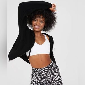 OFFLINE By Aerie Full Zip Cropped Hoodie